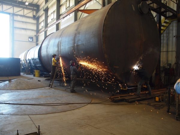 Skilled Technician Welding for High-Quality Tank Repair and Modification