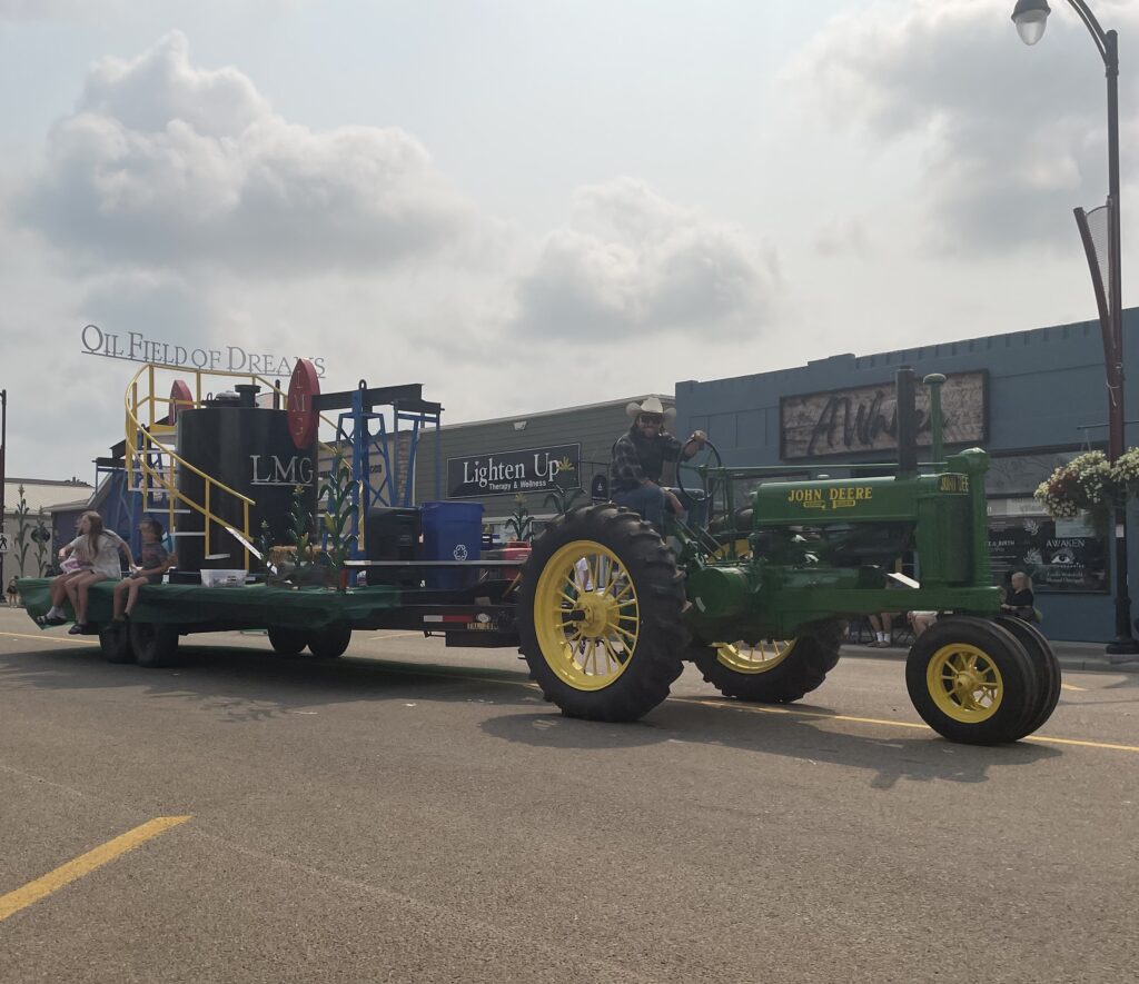 LMG's float at the Vermilion Fair parade, highlighting our community involvement and support for local events.