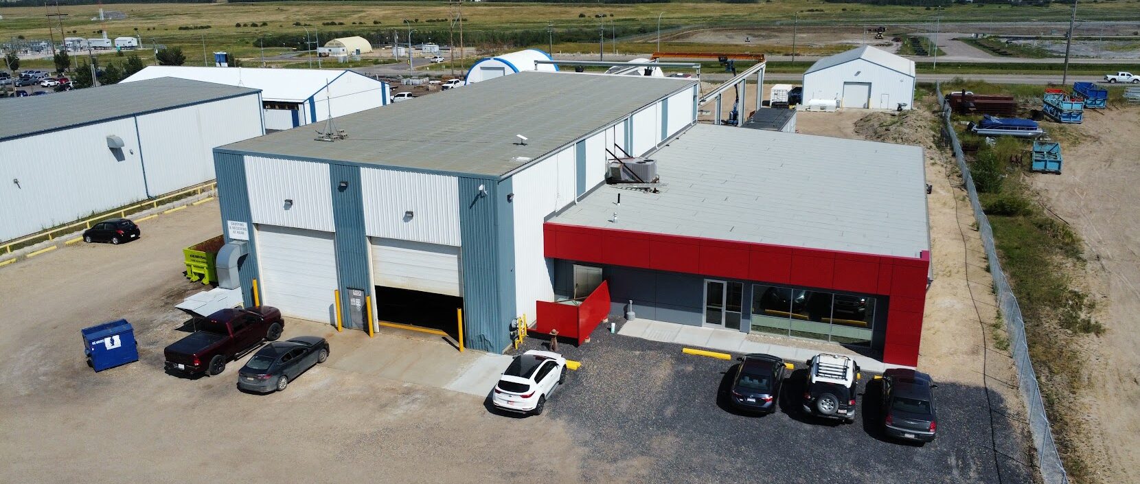 LMG Nisku Facility Containing Advanced Equipment for Steel Fabrication